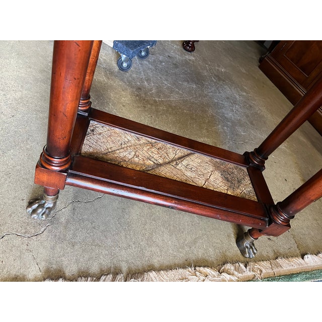 Morgan Hill Theodore Alexander Marble-Top Console. For Sale - Image 9 of 12