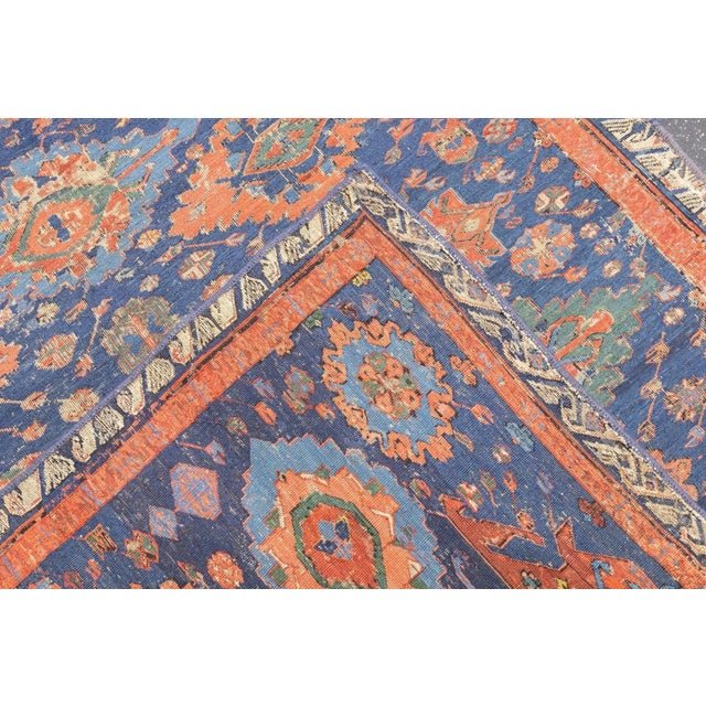 Textile Antique Caucasian Sumak Rug 4'3'' x 8'3'' For Sale - Image 7 of 7