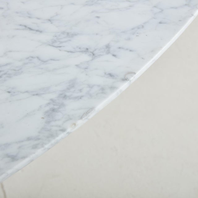 Italian "Samo" Carrara Marble Dining Table by Carlo Scarpa for Simon Gavina For Sale - Image 10 of 11