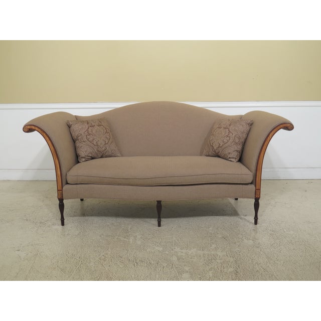 Southwood Inlaid Mahogany Sheraton Style Sofa Chairish