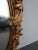 Gold 32"Tall Vintage French Provincial Ornate Gold Syroco Style Wall Mantle Mirror For Sale - Image 8 of 13