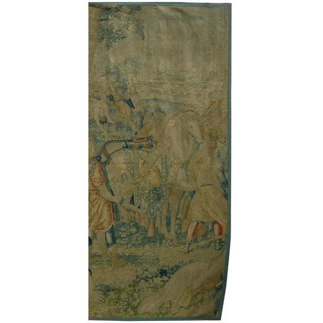 1850 Antique French King Ceremony Tapestry For Sale - Image 9 of 9