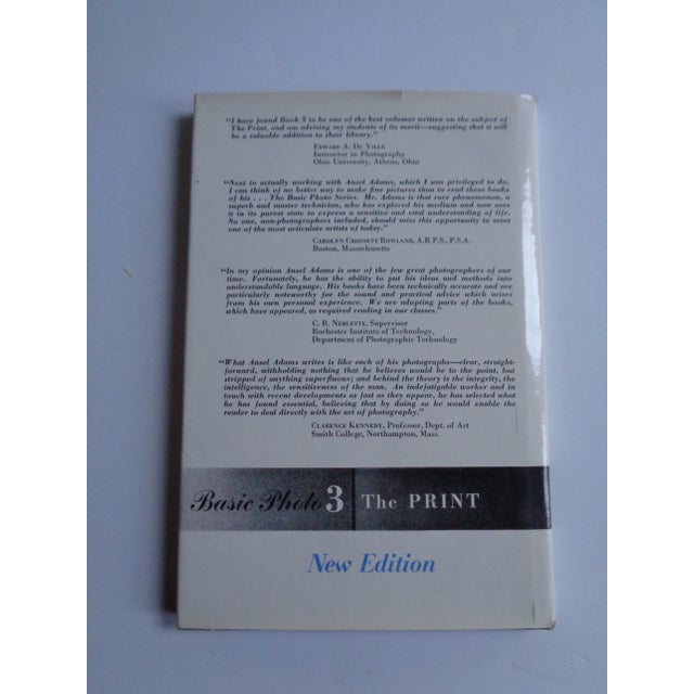 1960s The Print: Contact Printing and Enlarging Photography Book by Ansel Adams For Sale - Image 5 of 5