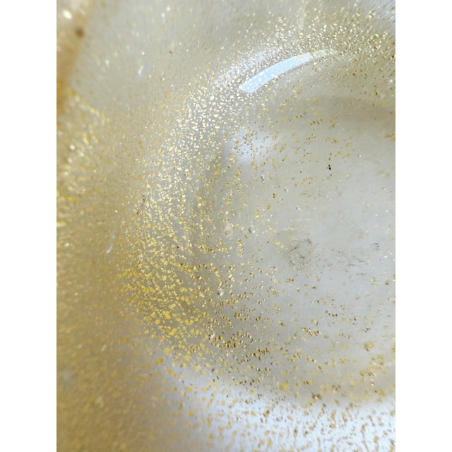 Glass Elsa Peretti Gold Fleck Murano Glass Bowl For Sale - Image 7 of 10
