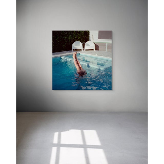 Exclusively available in the U.S. through ART AT HOME, No Running on the Pool Deck by Mark Forbes examines order,...