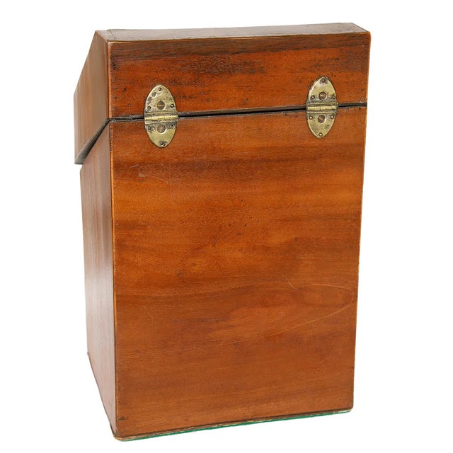 Mid 19th Century English Mahogany Knife Box For Sale - Image 4 of 7