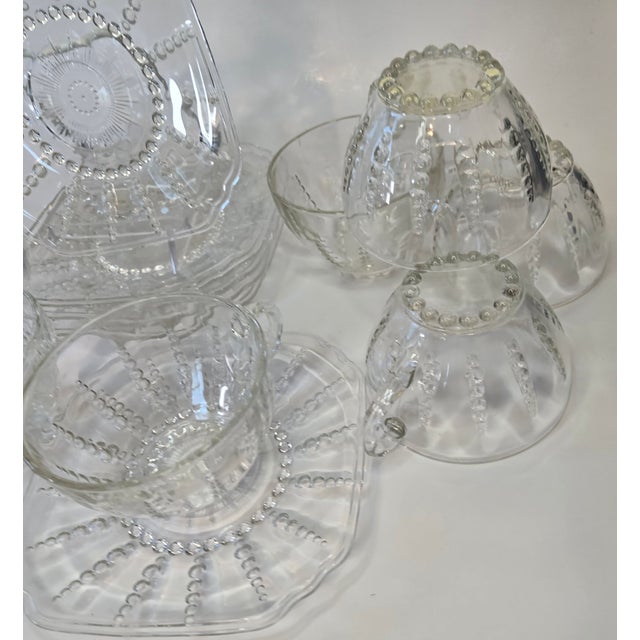 Vintage Coastal Starburst Teaset- Set of Twelve For Sale - Image 12 of 16