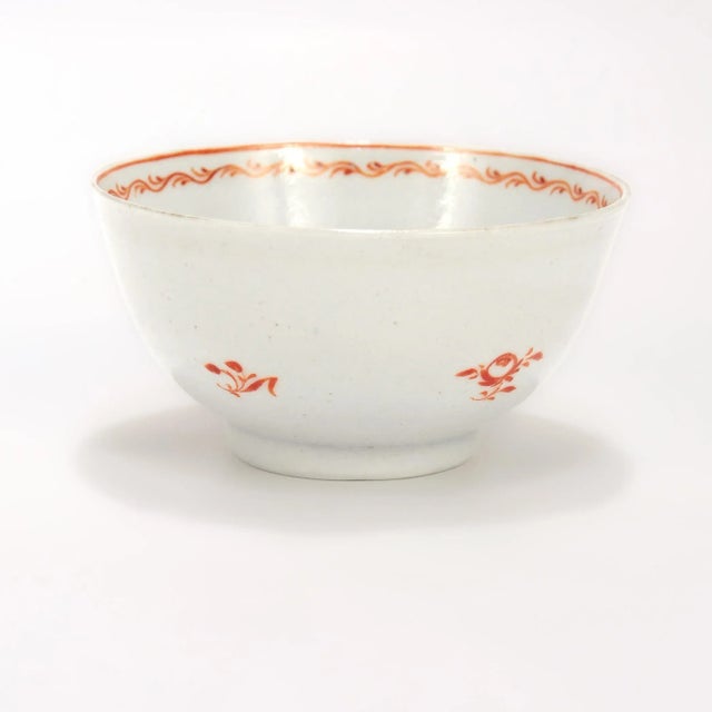 Ceramic Antique 18th Century Chinese Export Porcelain Tea Bowl & Saucer For Sale - Image 7 of 18
