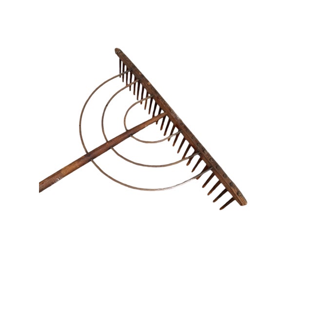 Wood 19th Century Wood Hay Rake For Sale - Image 7 of 8