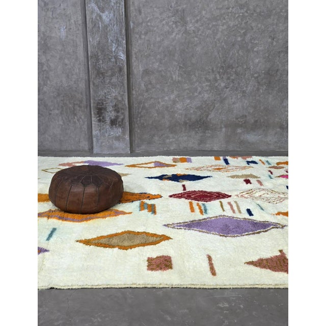 Handmade Moroccan Berber Rug - 10.3 X 8.3 Ft For Sale In Cleveland - Image 6 of 8