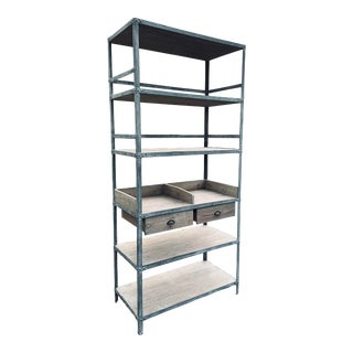 Stunning Restoration Hardware Galvanized Shelf—large For Sale