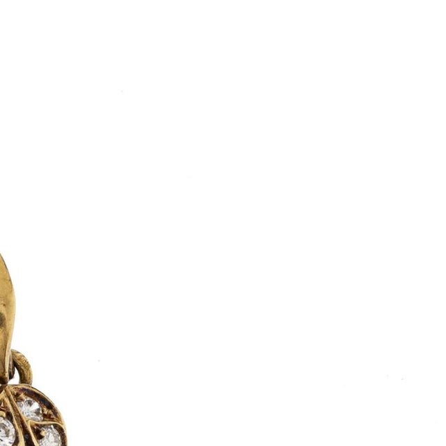 Pendant in 19.2k Gold and Diamonds For Sale - Image 4 of 6