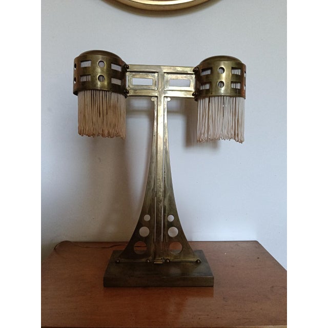 Berlage Table Lamp by Hendrik Petrus, 1890s For Sale - Image 4 of 15
