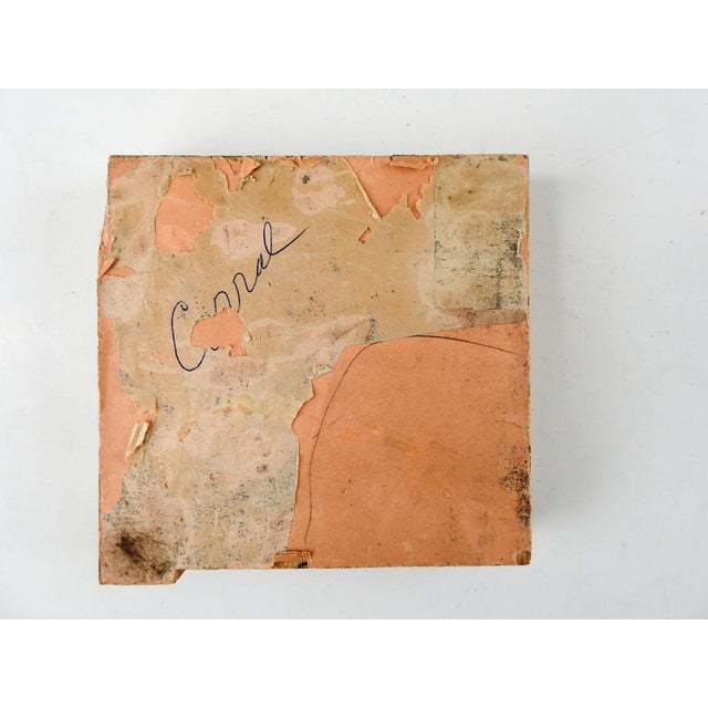 Expressionist Birdman Etched Metal & Wood Print Block in the Manner of Leonard Baskin For Sale - Image 4 of 5