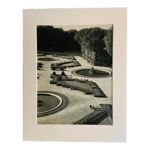 Vintage French Photograph Versailles Garden Print