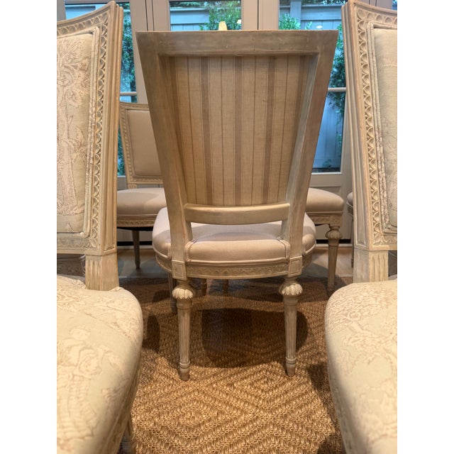 Early 20th Century Early 20th Century Set of 10 Louis XVI Style Swedish Painted Dining Chairs For Sale - Image 5 of 7
