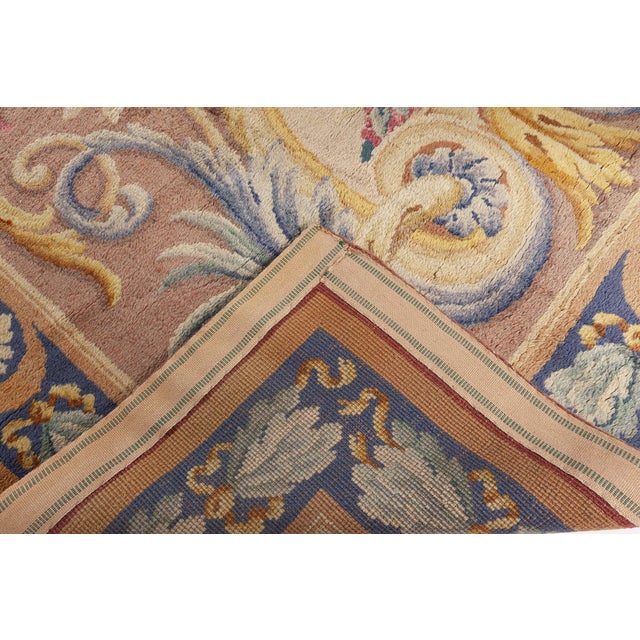 French Antique French Savonnerie Rug For Sale - Image 3 of 6