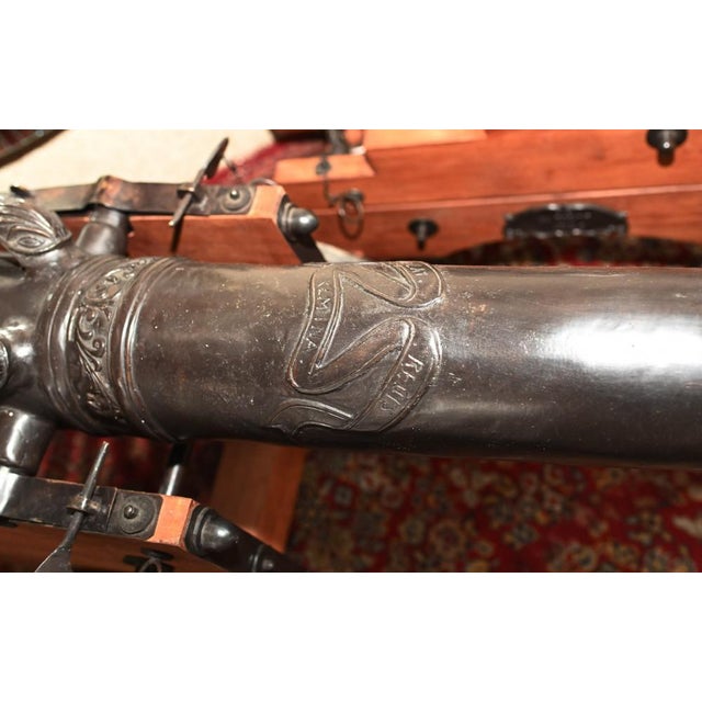 Large French Bronze Cannons, Set of 2 For Sale - Image 12 of 15