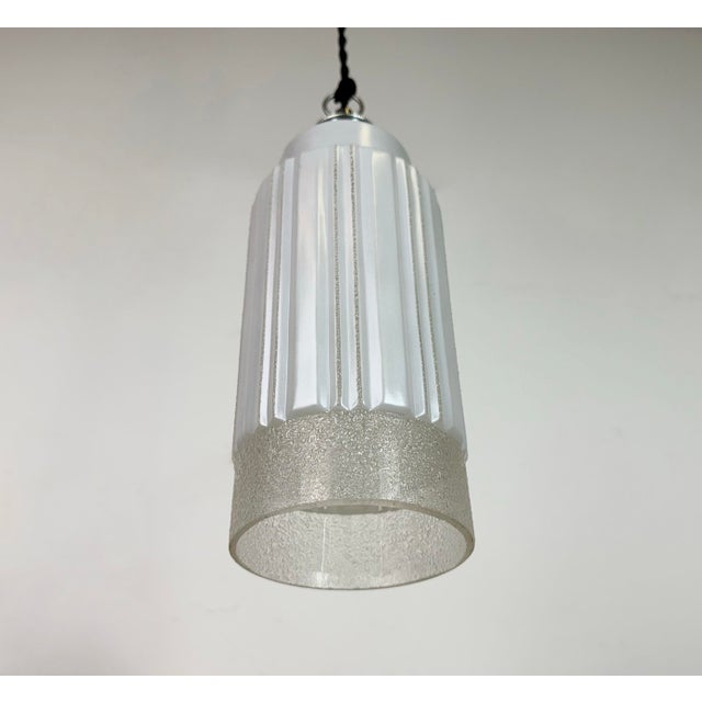 1970s Vintage Glass Ceiling Light, 1970s For Sale - Image 5 of 15