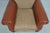 Pair of Hickory White Leather and Fabric Club Chairs For Sale In Philadelphia - Image 6 of 18