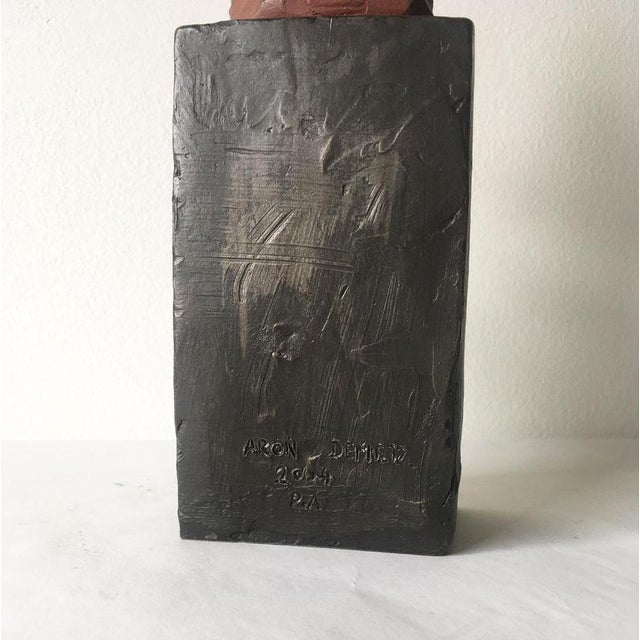 Italian Bronze Cast Figurine Sculpture by Aron Demetz, 2004 For Sale - Image 12 of 18
