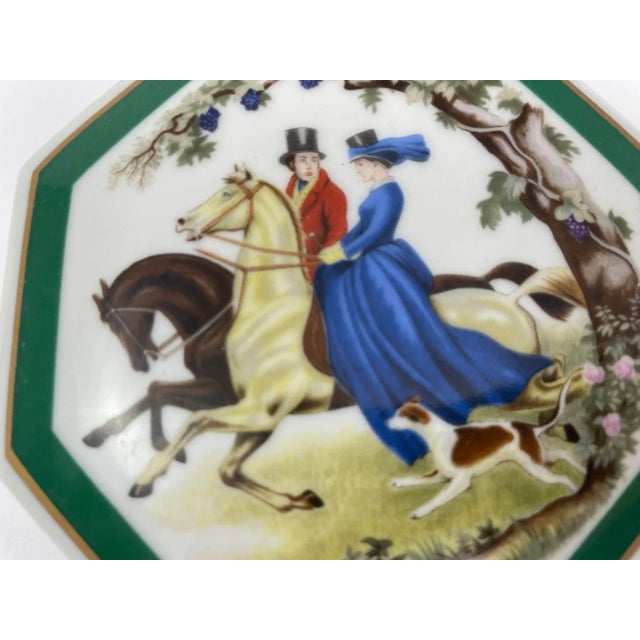 Ceramic Elizabeth Arden Porcelain Box Southern Heirlooms Made in Japan For Sale - Image 7 of 12