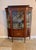 Antique Edwardian Mahogany Inlaid Bowfront Display Cabinet, 1900 For Sale - Image 10 of 10