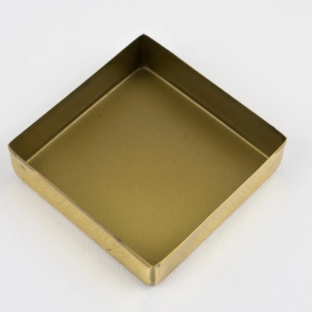 Wood Lucite, Rattan and Brass Smoking Set Lighter and Box, 1970s For Sale - Image 7 of 13