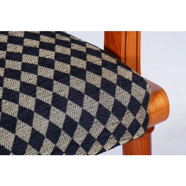 Black Biedermeier Armchair in Cherrywood and Ebony, Vienna, Austria, 1820s For Sale - Image 8 of 12