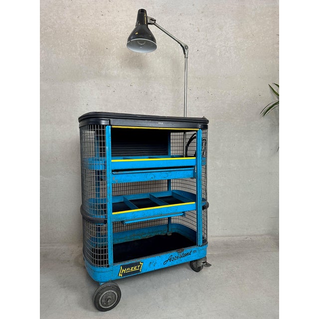 Vintage Industrial Trolley in Metal, 1960s For Sale - Image 11 of 18