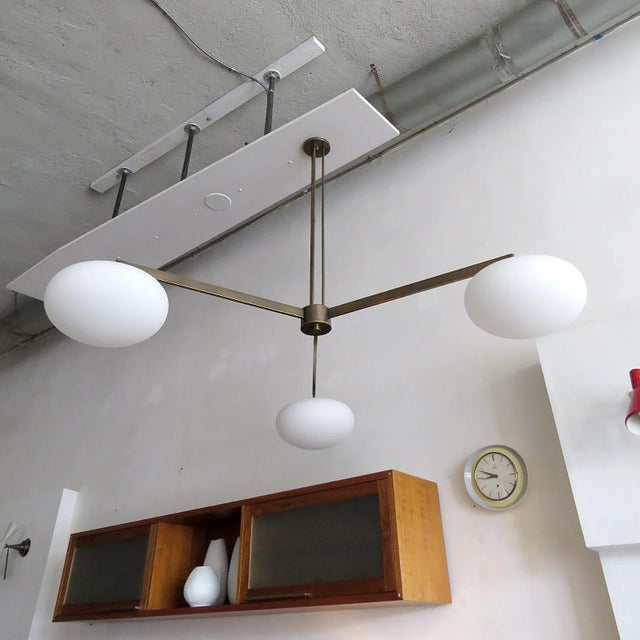 Gallery L7 Orbit-60 Chandelier by Gallery L7 For Sale - Image 4 of 11