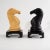 Ornamental & Decorative Materials Vintage Oversized Knight Chess Pieces - a Pair For Sale - Image 7 of 10