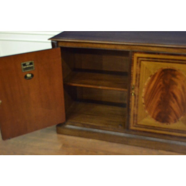 Not Yet Made - Made To Order Mahogany Georgian Style Two-Door Buffet Credenza by Leighton Hall Made-To-Order For Sale - Image 5 of 7