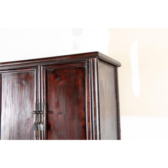 Chinese Antique Chinese Scholars Storage Cabinet For Sale - Image 3 of 14