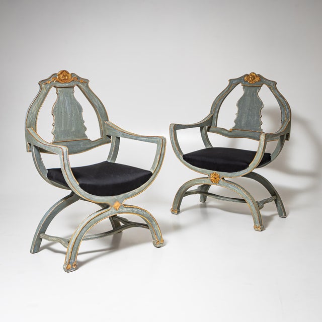18th Century Armchairs, Saxony, Set of 2 For Sale - Image 9 of 9