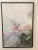 Original abstract floral "Fairie Land" is painted with acrylics on a 24 x 36 canvas and frames in a black wooden float...