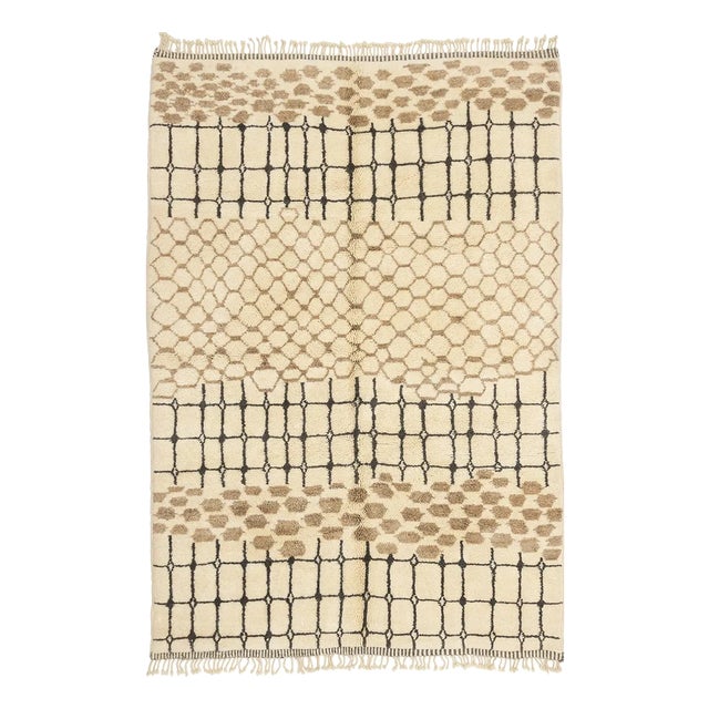 Hand-Knotted Wool Premium Rug by Azele Studio For Sale
