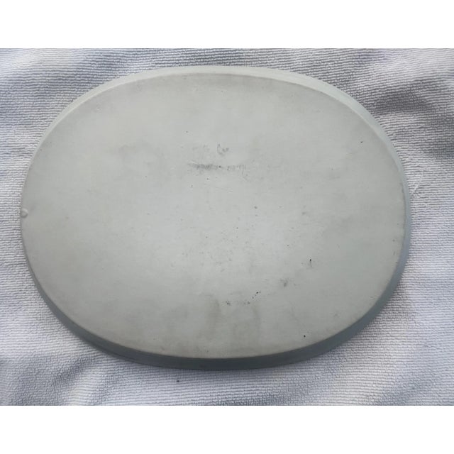 Antique Chinese Export Blue and White Oval Tray For Sale - Image 4 of 11