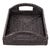 Boho Chic Artifacts Rattan Rectangular Vanity Tray with High Handles For Sale - Image 3 of 4