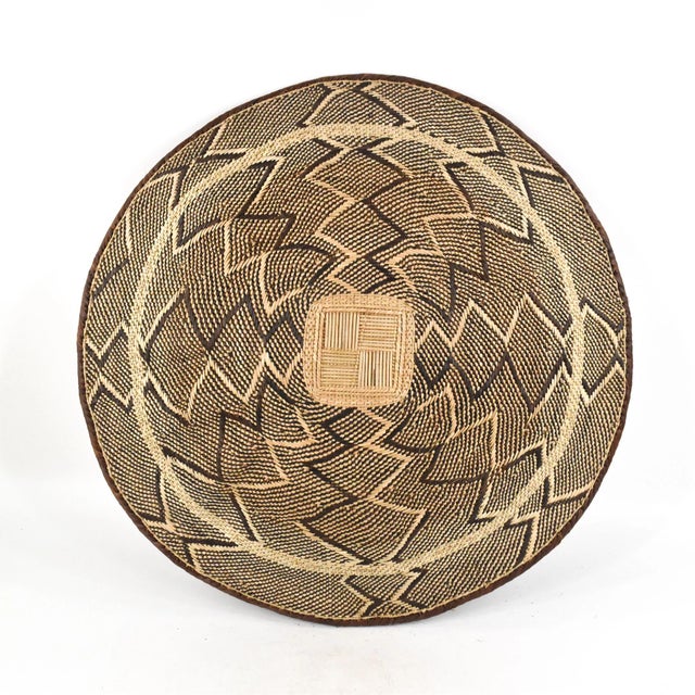 Early 20th Century Tonga Binga Basket 25.5 Inch For Sale - Image 4 of 7