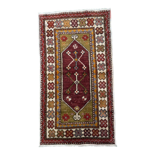Early 20th Century Western Anatolian Rug For Sale