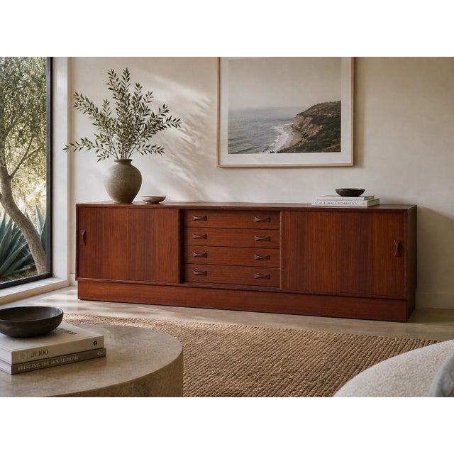 Mid-Century Modern Teak Sideboard from Clausen & Søn, Denmark, 1960s For Sale - Image 6 of 18