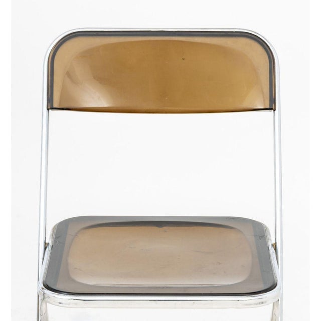 Giancarlo Piretti Giancarlo Piretti "Plia" Style Folding Chairs, 3 For Sale - Image 4 of 9