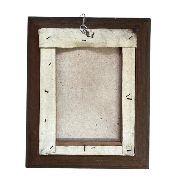 Mid-Century Modern Original Signed Mid-Century Oil Painting For Sale - Image 3 of 3