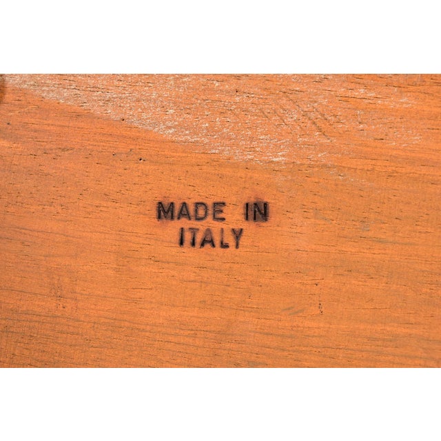 Guido Zichele Style Italian Provincial Carved Walnut Drop Front Secretary Desk With Lighted Bookcase Hutch, Circa 1970s For Sale - Image 17 of 18