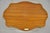 Vintage Italian Lacquered Wood & Brass Chariot Marquetry Inlay Bar Serving Tray For Sale - Image 11 of 12