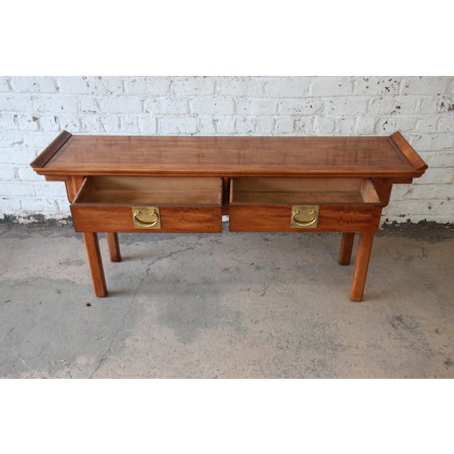 Vintage Chinoiserie Console Table by Century Furniture ...