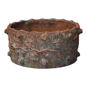 Faux Bois Garden Planter Pot of Terracotta From the Royal Potteries, England