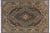 Blue Intricate Persian Design Turkish Silk Blue Medallion Area Rug - 6'6'' X 9'9'' For Sale - Image 8 of 9