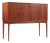 Teak Mid Century Bar Cabinet With Lazy Susan by Fredrik Kayser (Attr.) For Sale